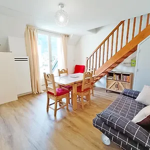  Apartamento Le Marmandais, T3 Lumineux Duplex, Balcon, Parking, Wifi, Proche Thermes, Ascenseur, 4 Personnes